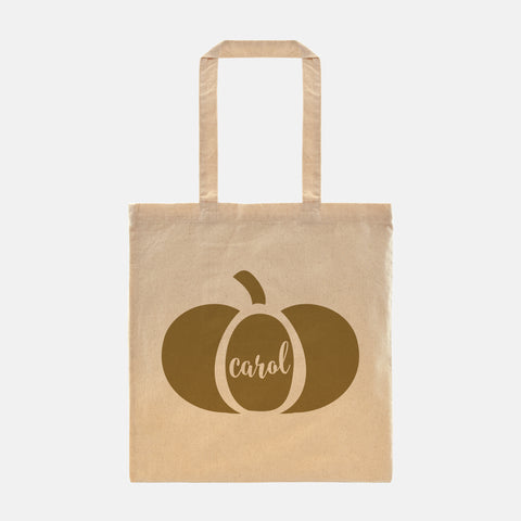 Foil Pumpkin Tote Bag