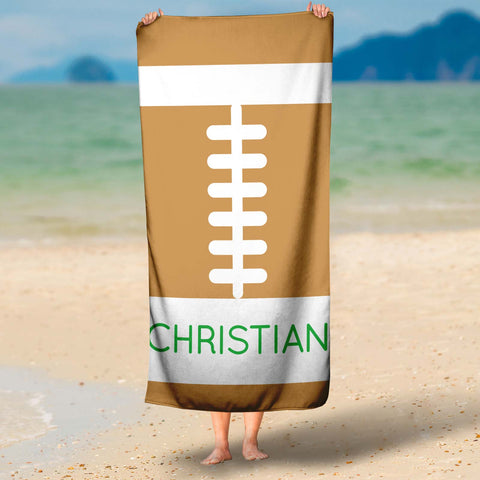 Football Microfiber Towel