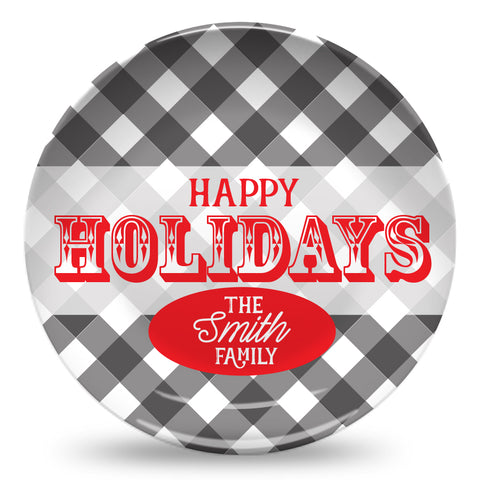 Happy Holidays 10" Plate