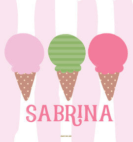 Ice Cream Trio Water Bottle