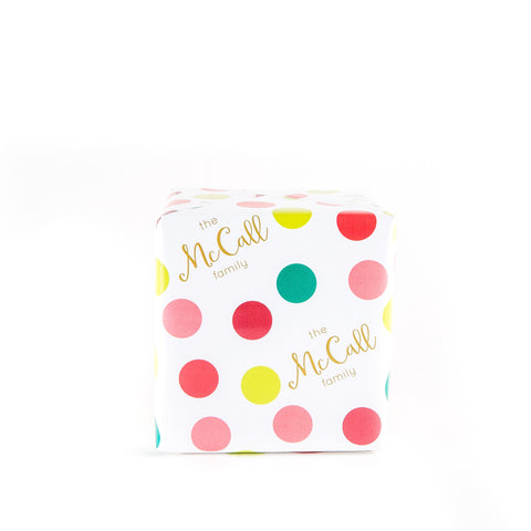 Happy Dots Wrapping Paper