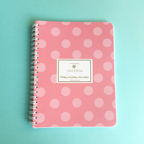 Polka Dots Mini Notebook