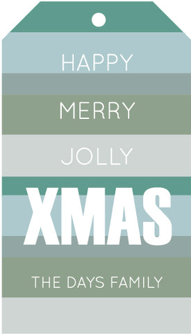 Jolly X-Mas Gift Tag (set of 24)