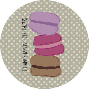 Macarons Label