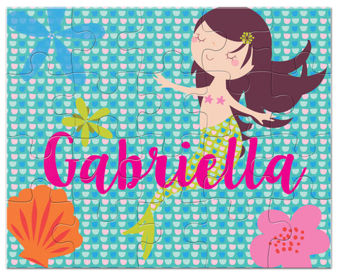 mermaid personalized puzzle
