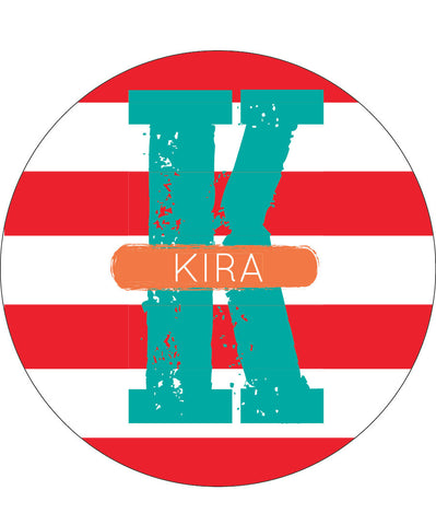 Monogram & Name Label