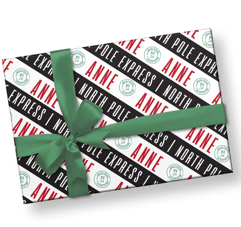 North Pole Express Wrapping Paper