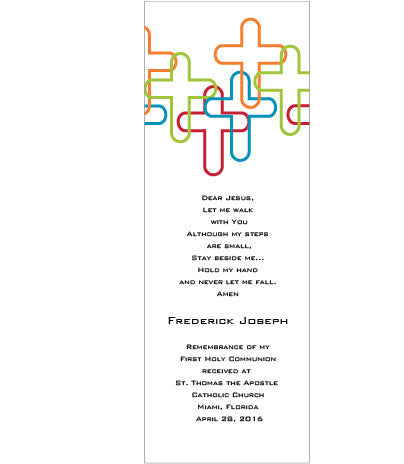 Overlapped Crosses  Bookmarks (Set of 25)