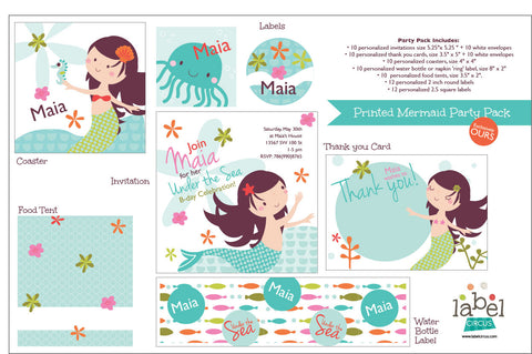 Mermaid Party Pack