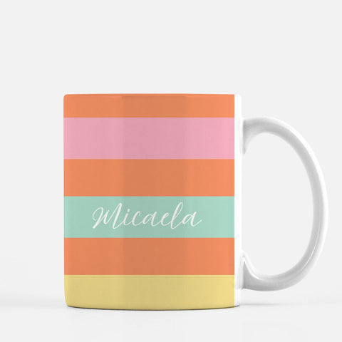 Pastel Stripes Mug