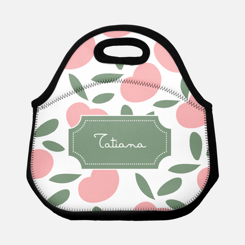 peaches lunch tote