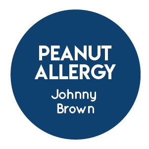 peanut allergy label