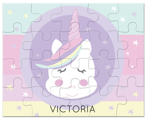 personalized unicorn puzzle 