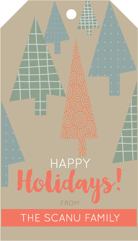 Pine Tree Stringed Gift Tag (set of 24)