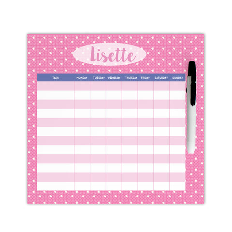 Tiny Flowers Chore Chart
