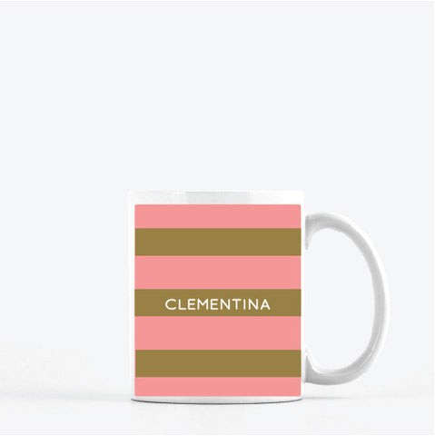 Blush Pink and Gold Mug