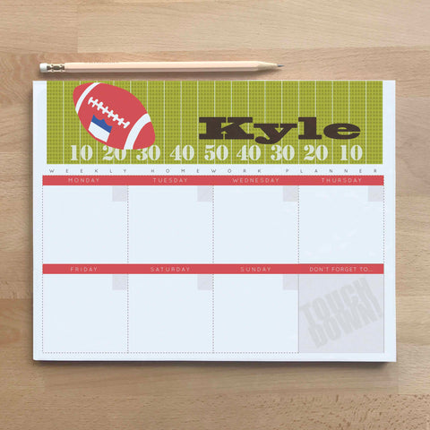 Football Homework Planner