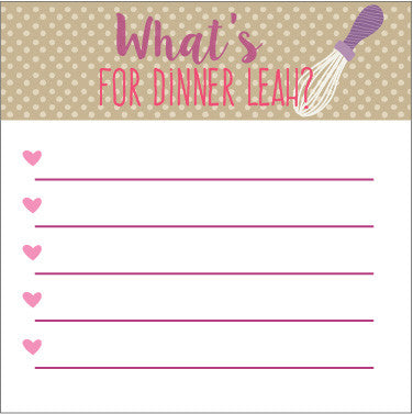 Dinner Planner Sticker