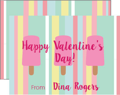 Popsicle Valentine's Day Card (set of 10)