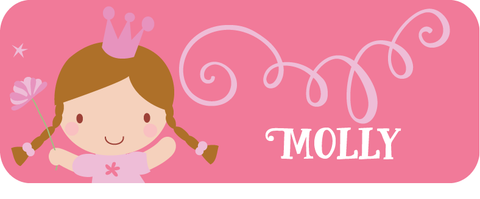 Princess Water Resistant Name Tags