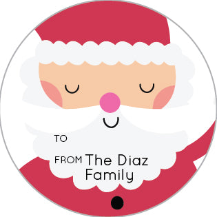 Sweet Santa Label