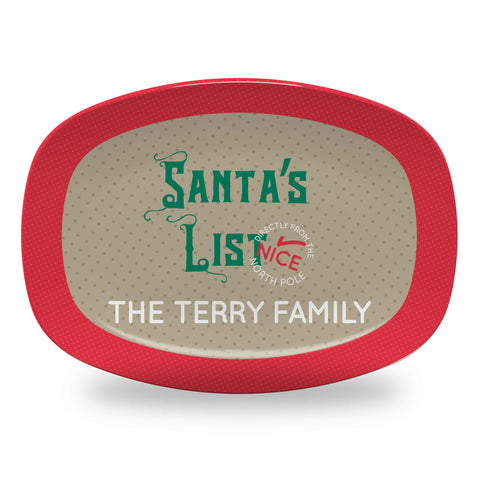 Santa's List Platter