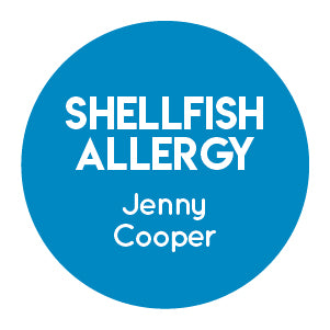 Shellfish Allergy Labels