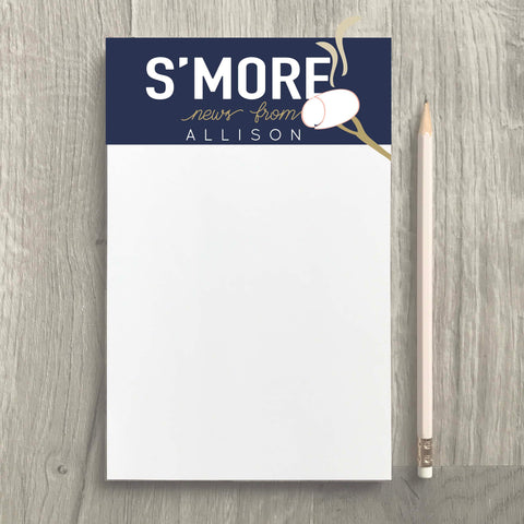 S'more News Camp Notepad