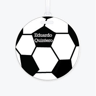 Soccer Ball Bag Tag