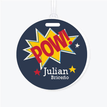 Superhero Bag Tag