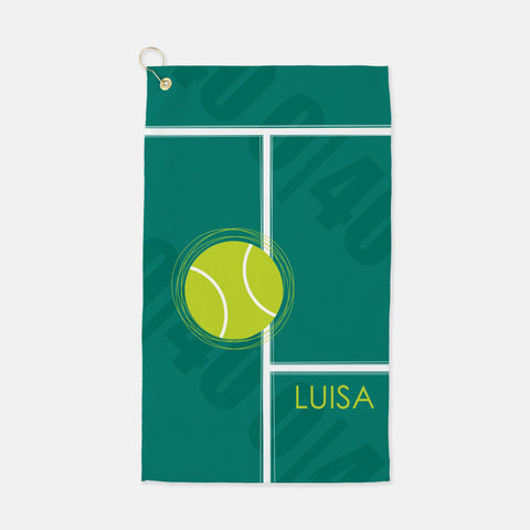 personalized tennis sports towel