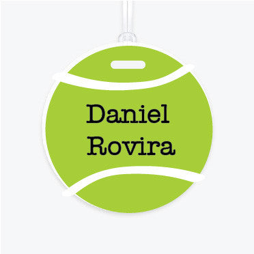 Tennis Ball Bag Tag