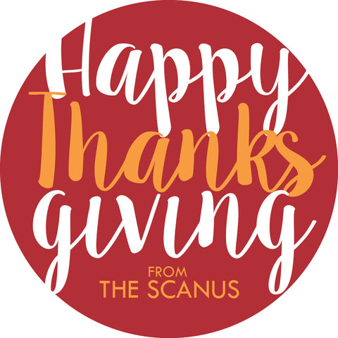 Happy Thanksgiving Label