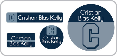 Varsity Everyday Label Set