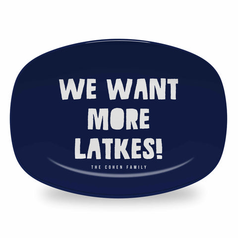 personalized more latkes platter