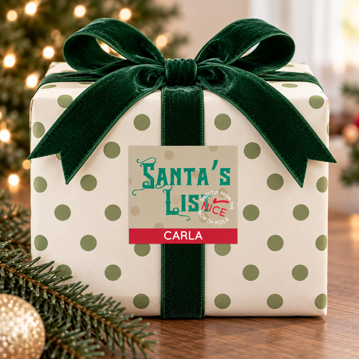 Santa's Good List Labels